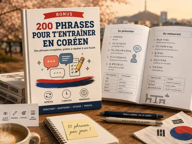 200 Phrases pour t'Entraîner en Coréen