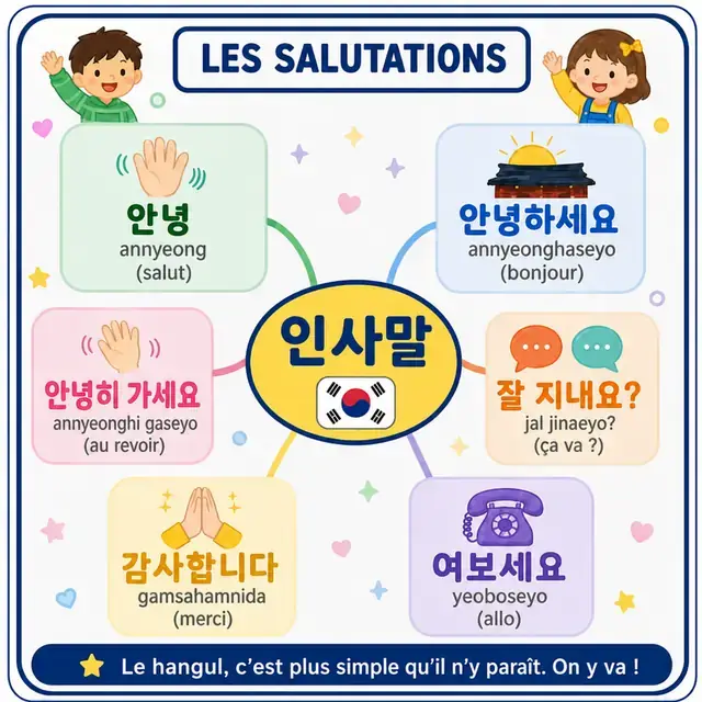 Carte mentale : Salutations